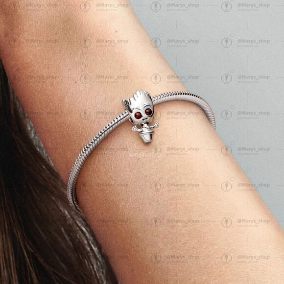 Pandora Marvel Guardians of the Galaxy Dancing Groot Charm - Picture 2 of 2